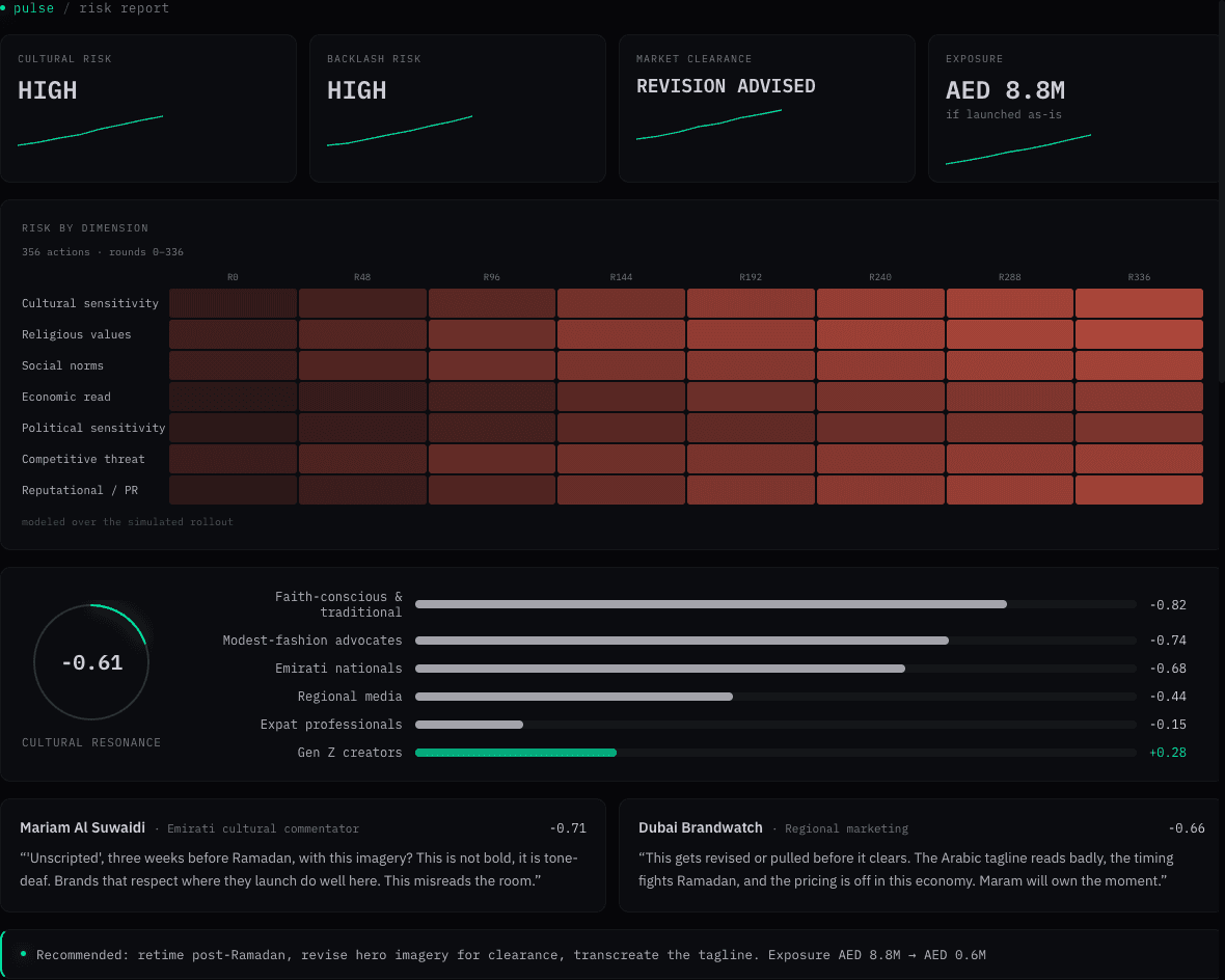 Pulse product screenshot